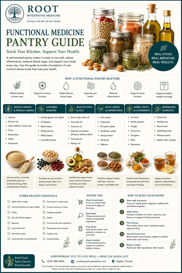 Functional medicine pantry guide